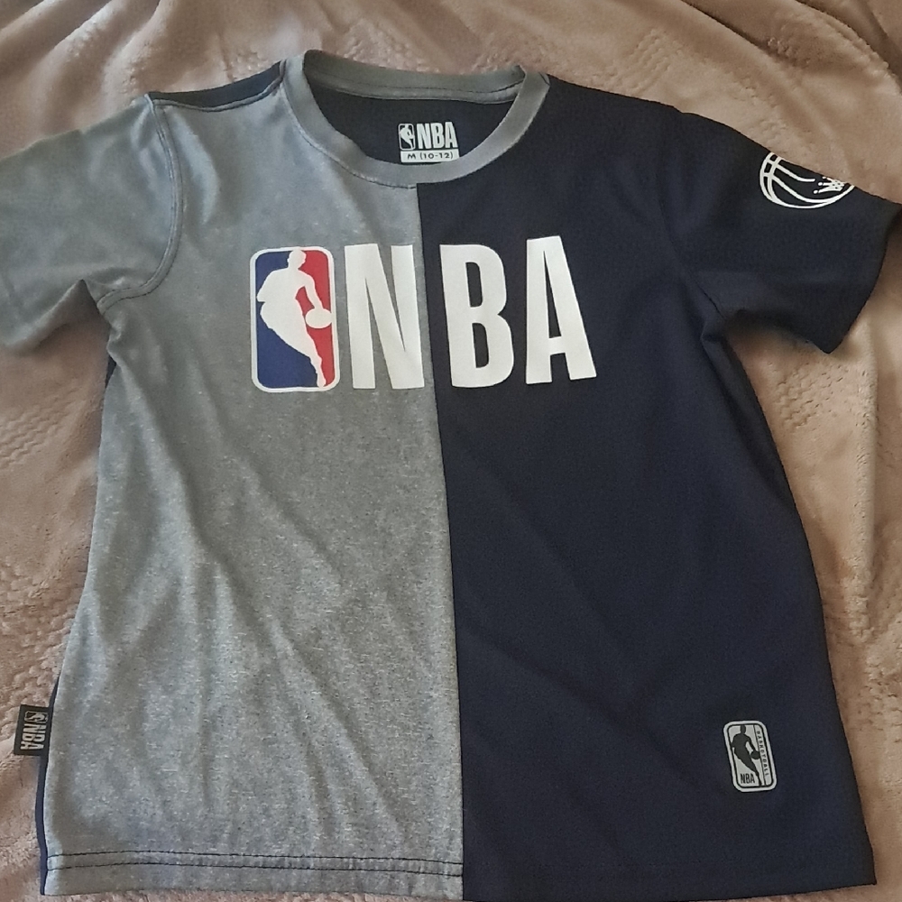 NBA Kids Split Gray and Navy T-Shirt